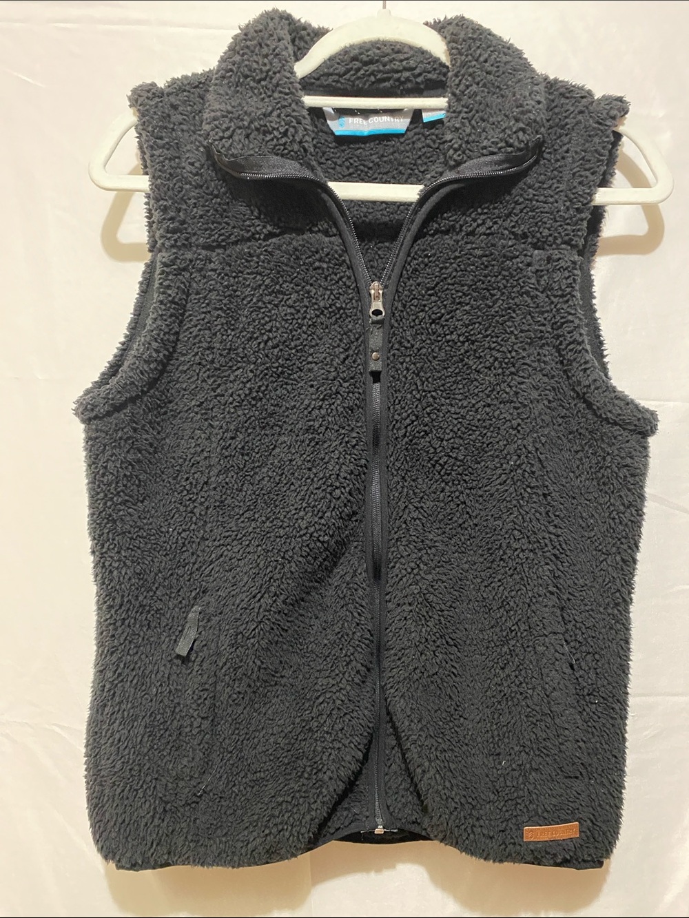 Cozy women Sherpa Vest - Black